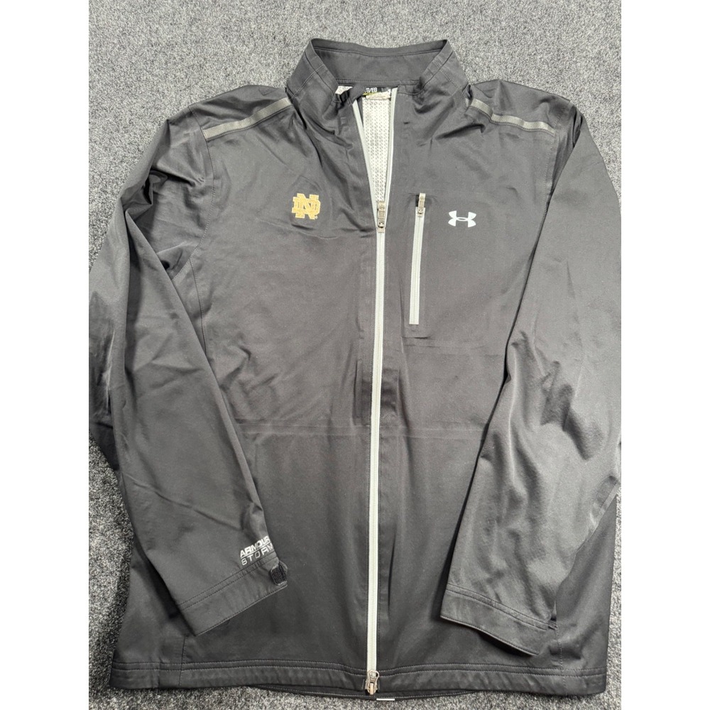 Under Armour Notre Dame Fighting Irish ArmourStorm Full Zip Jacket XL - Picture 2 of 8